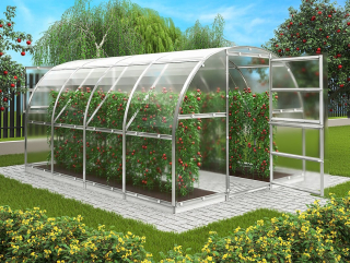 Zahradní skleník  GLADUS 3x8  PC 4 