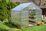 Zahradní skleník DOMIK 2,6x4m  PC 4 mm