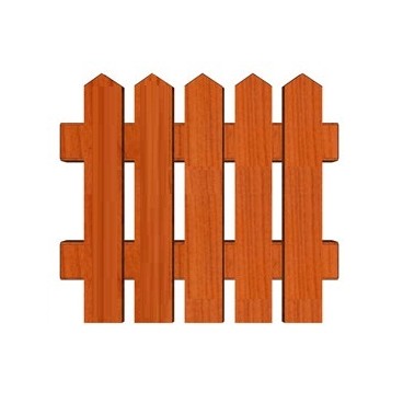 Plaňka na dřevěný plot špice 24x60
