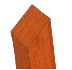 Dřevěný plotový sloupek - úkos 7x7x110