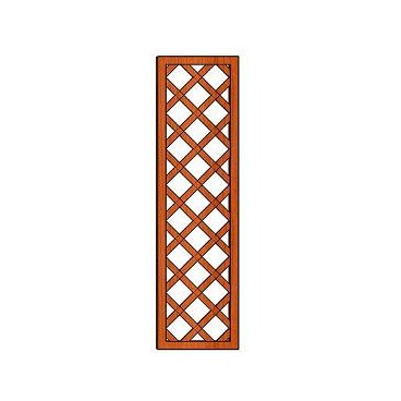 Ozdobná dřevěná mříž Pergola 41x180 P