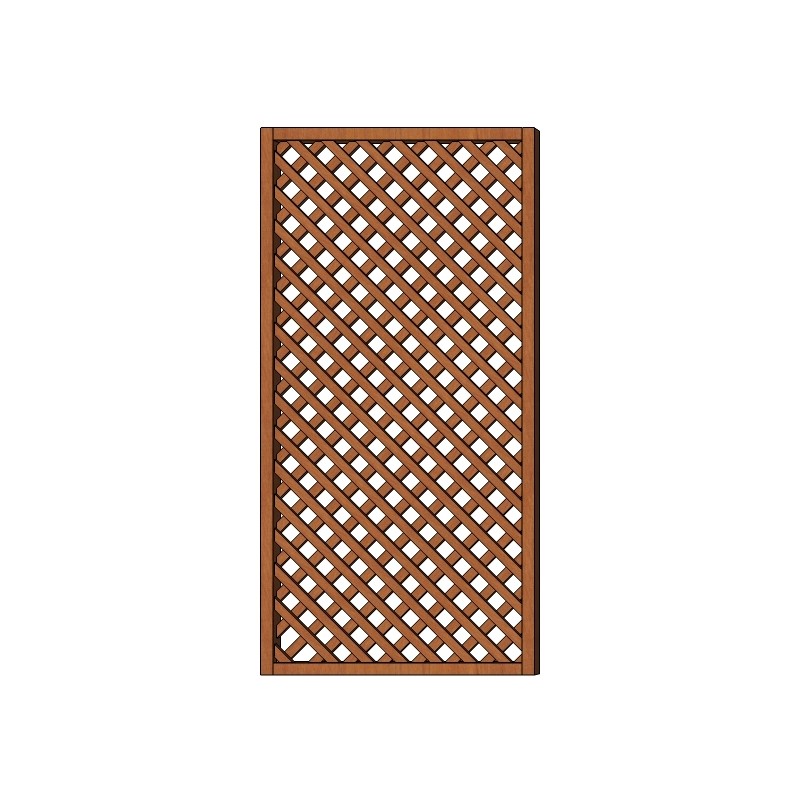 Ozdobná dřevěná mříž Jana 90x180, oko 5x5