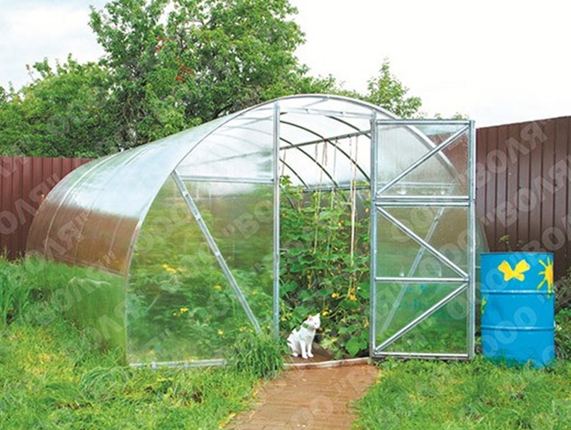 Zahradní skleník Volya LLC Econom 4x3 m PC 4 mm