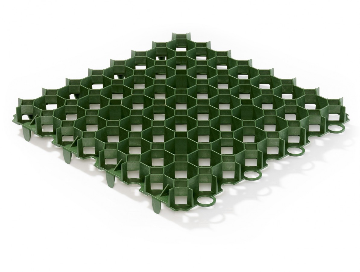 Plastová zatravňovací dlaždice 50x50 - zelená