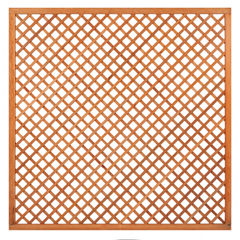 Ozdobná mřížka v rámu z tvrdého dřeva 180x180