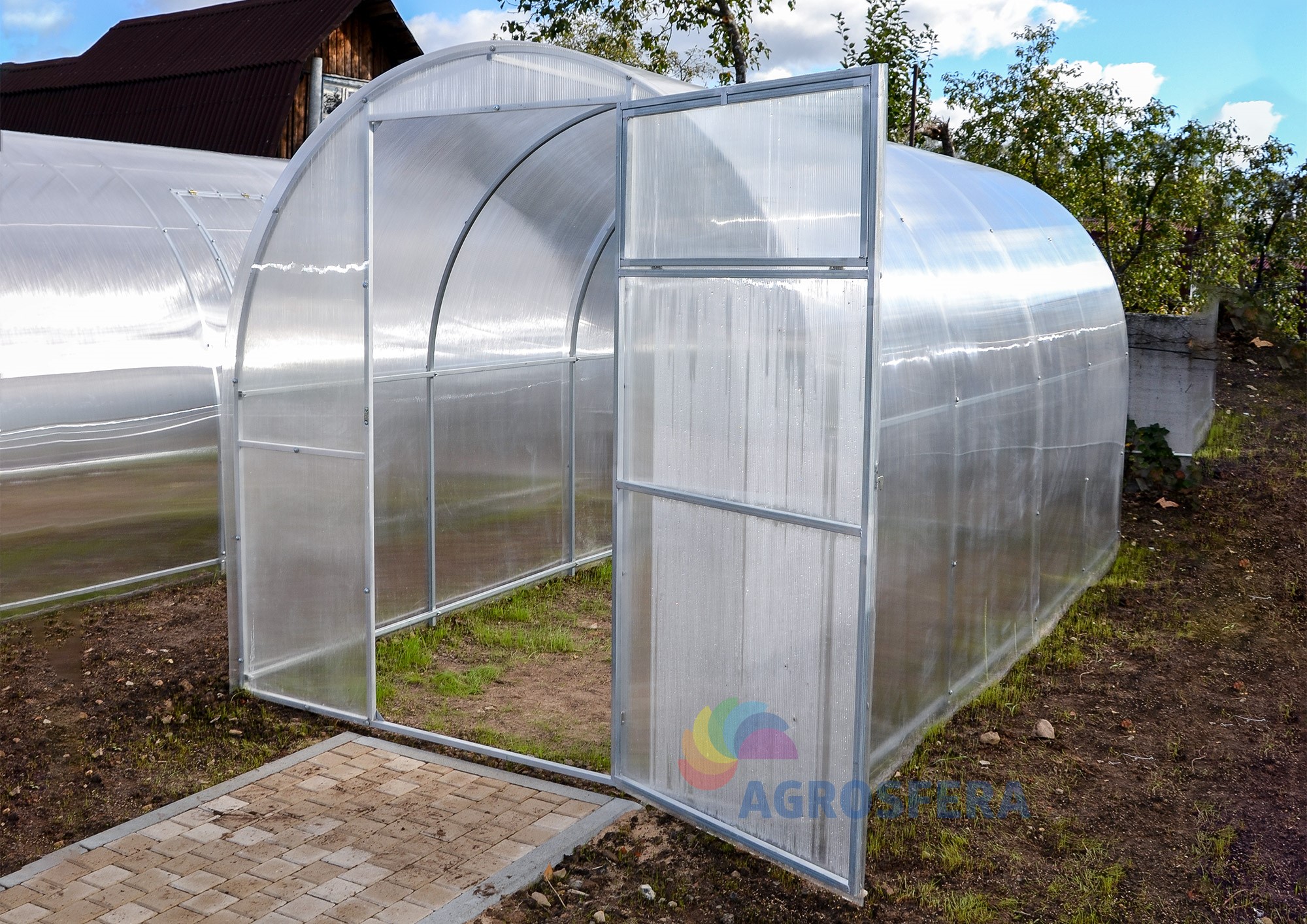 Zahradní skleník GNOM 1,64x4 m PC 6 mm