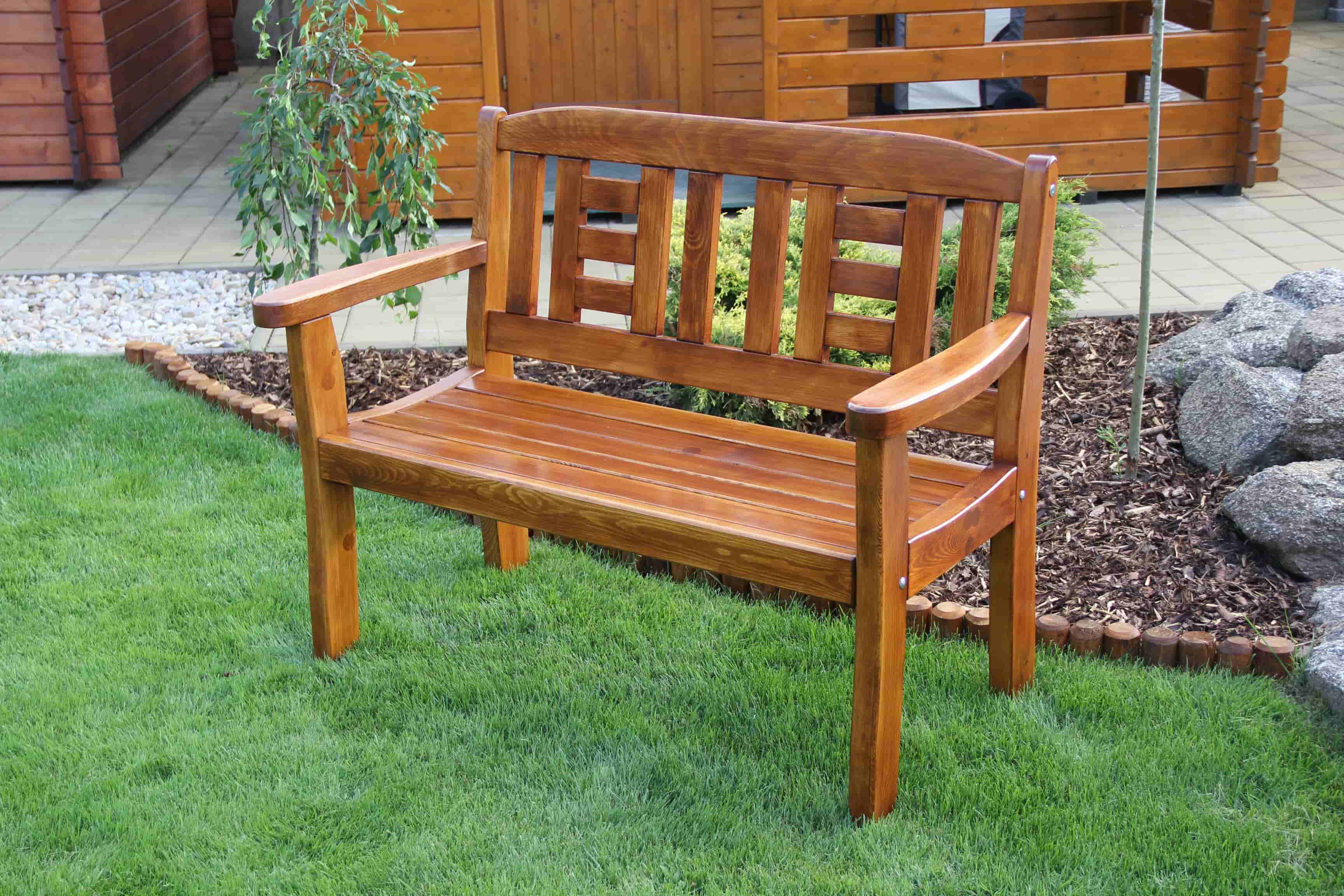 Dřevěná lavice Exclusive pro dva