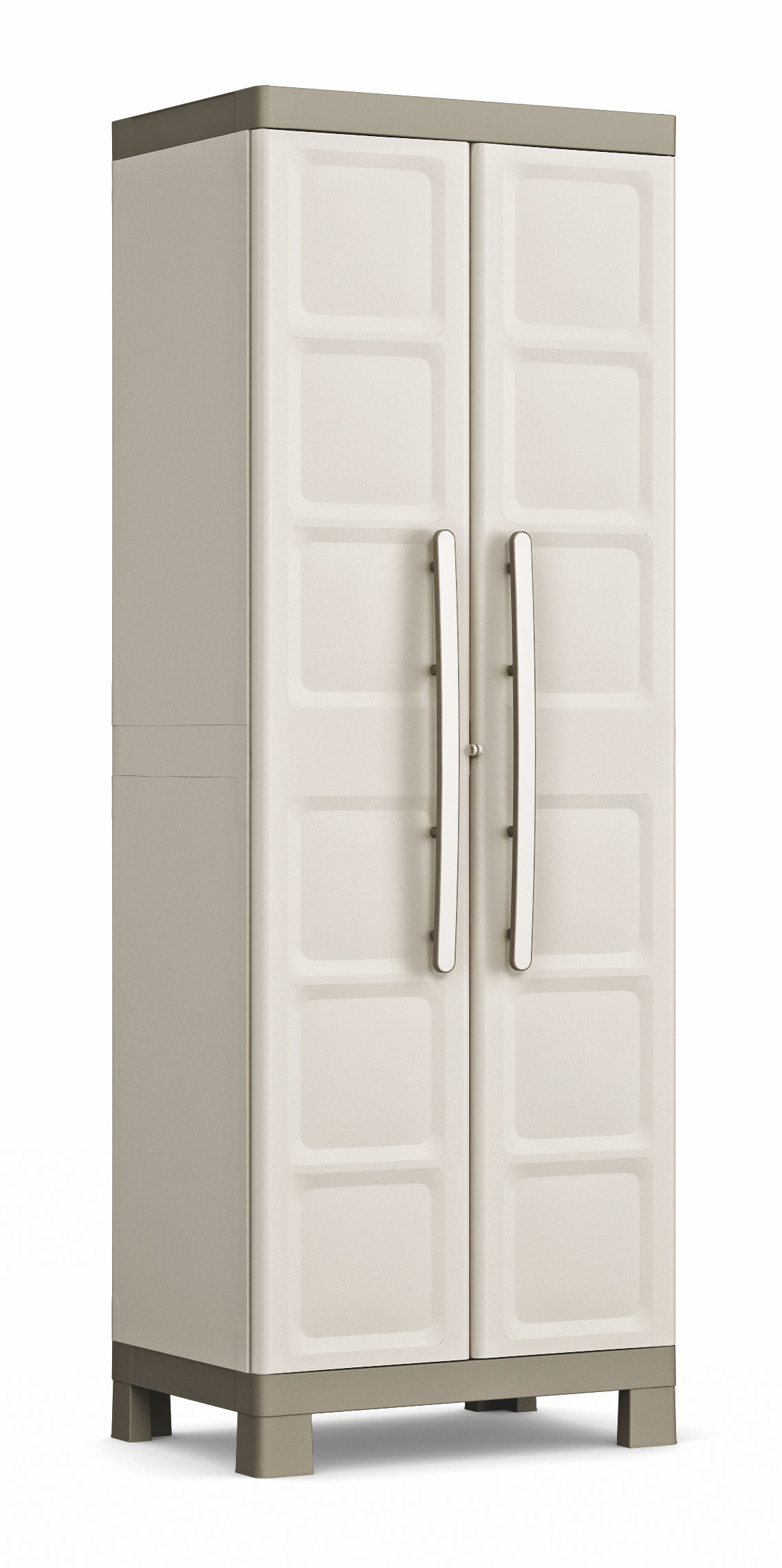 Plastová skříň na nářadí  65x182x45 - bílá