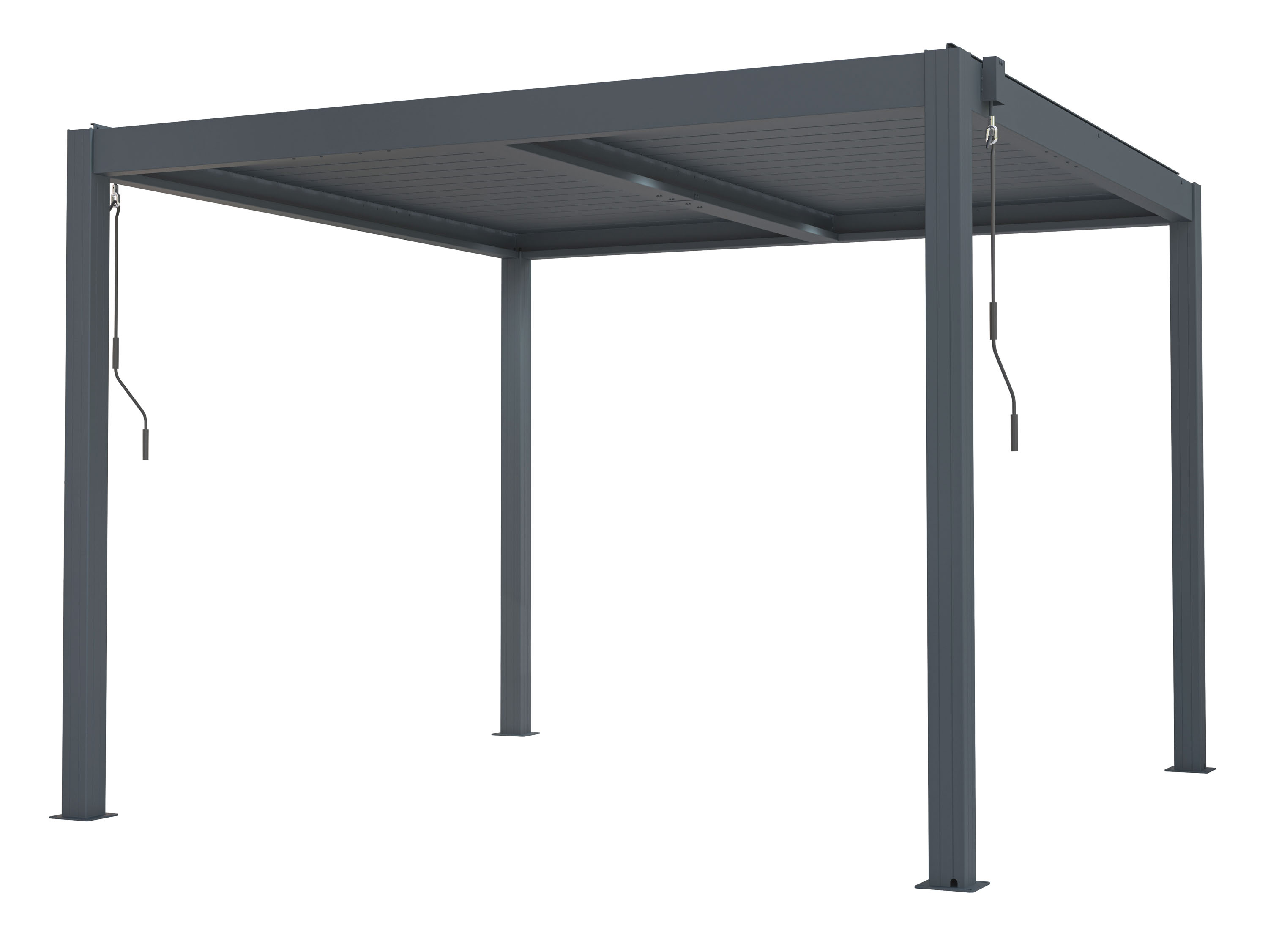 Hliníková pergola bioklimatická 3,0 x 3,0 - antracit