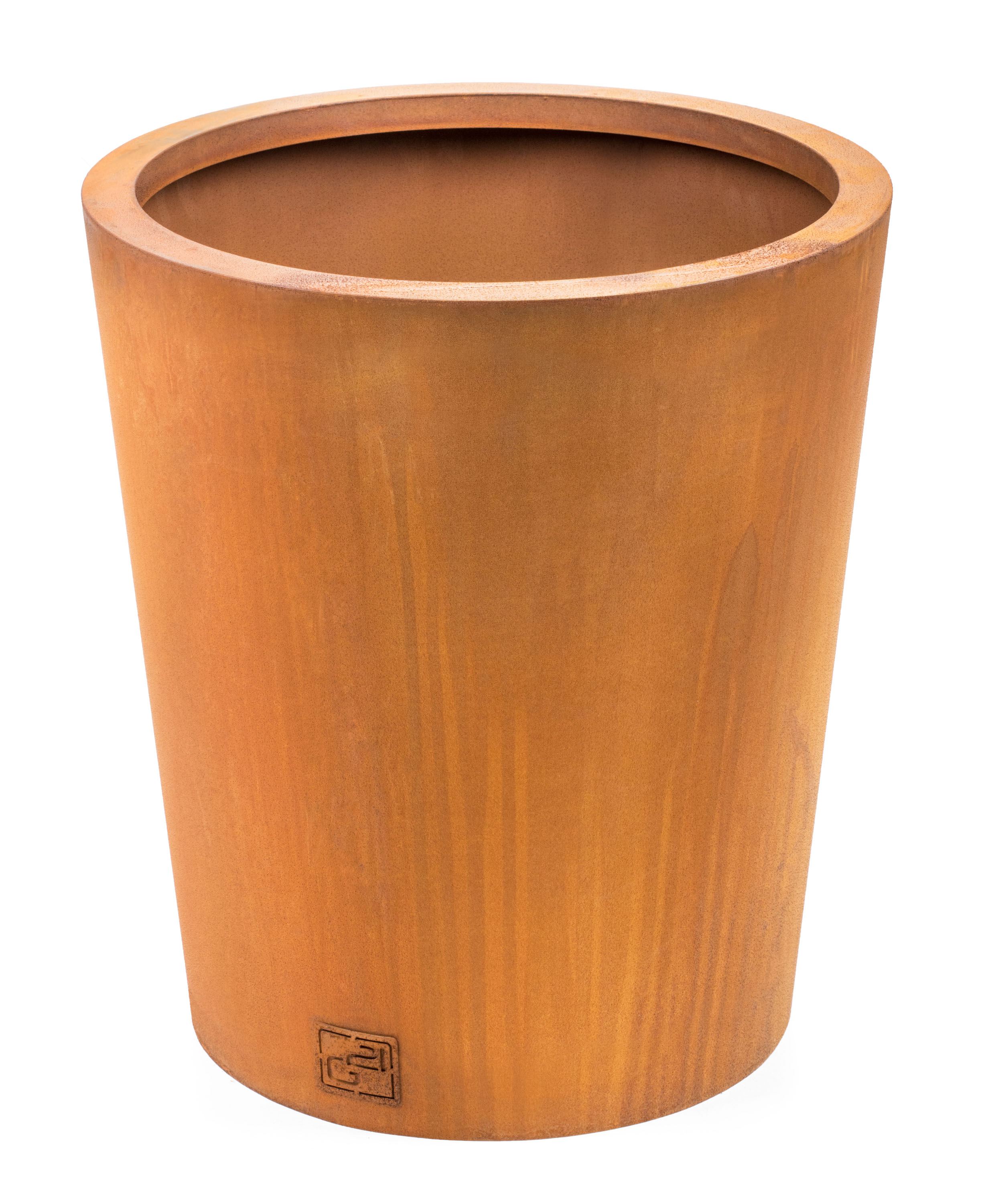 Venkovní nerezový květináč Corten váza 45x50x45