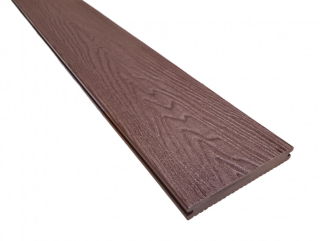 Plastové terasové prkno WPC plné - 4 m,  oak brown