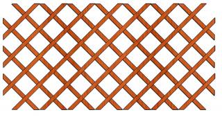 Ozdobná dřevěná mřížka na zeď - Dekora 170x80