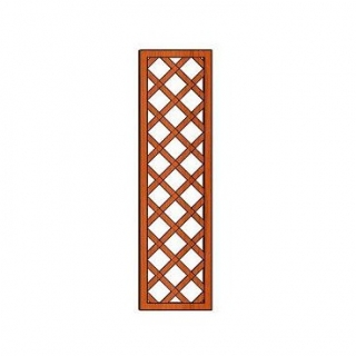 Ozdobná dřevěná mříž Pergola 41x150 P