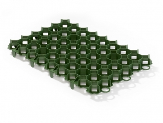 Plastová zatravňovací dlaždice 56x38 - zelená