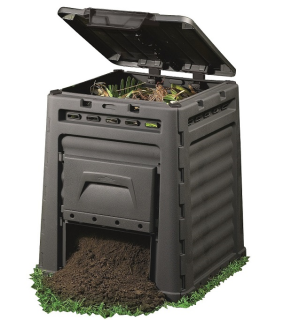 Zahradní kompostér 320 l - černý 